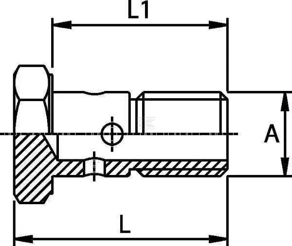 Banjo Bolt 3/4" 47/56mm