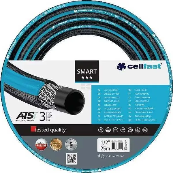Watering hose Ø12,5mm 25m 25 bar Smart ATSV