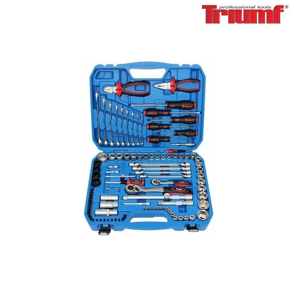 100-pcs. 1/2"+1/4" toolset 4-32mm, "EXPERT"  TRIUMF