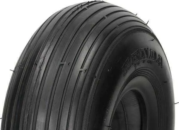 Tyre and tube 4.00-4, 4 Ply, bent valve, T-510, Kramp