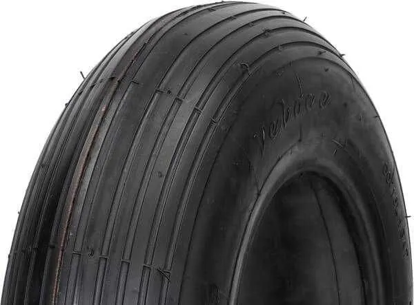 Tyre and tube 4.00-8, 4 Ply, straight valve, T-510, Kramp