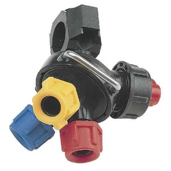 Injector compl. 3x with valve 3/4"