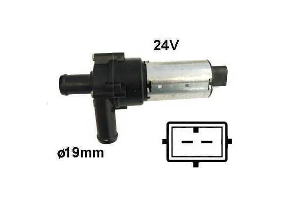 Tsirkulatsioonipump Ø19mm 24V