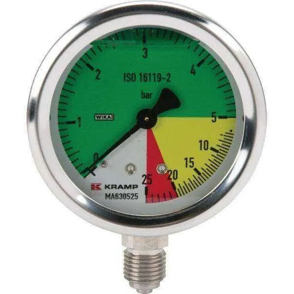 Manomeeter Ø63m 0-5-20-25bar WIKA