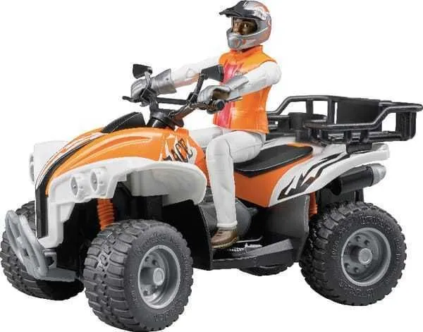 ATV juhiga BRUDER 1:16