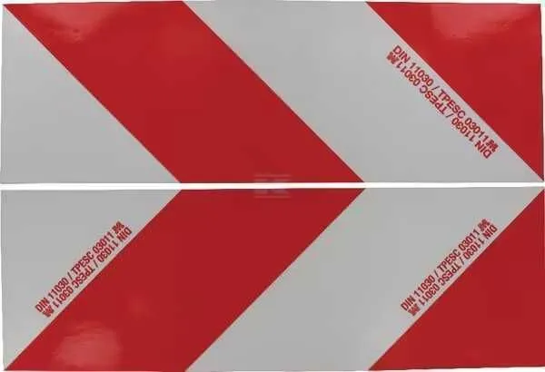 Varoitusmerkki L/R 423x141mm Class 2